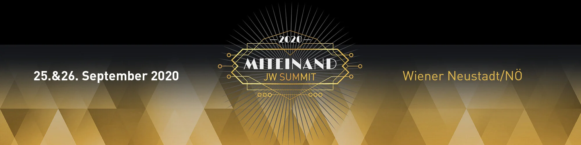 JW SUMMIT · Key-Visual der Jungen Wirtschaft Österreich · Impression 02