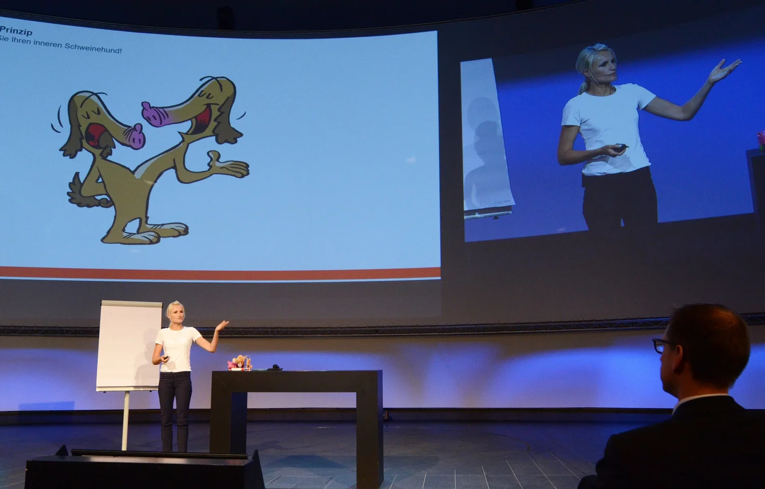 Henriette Hochstein-Frädrich Keynote beim TI-5 Forum 2017 – Vortrag zum inneren Schweinehund, Motivation und Selbstführung