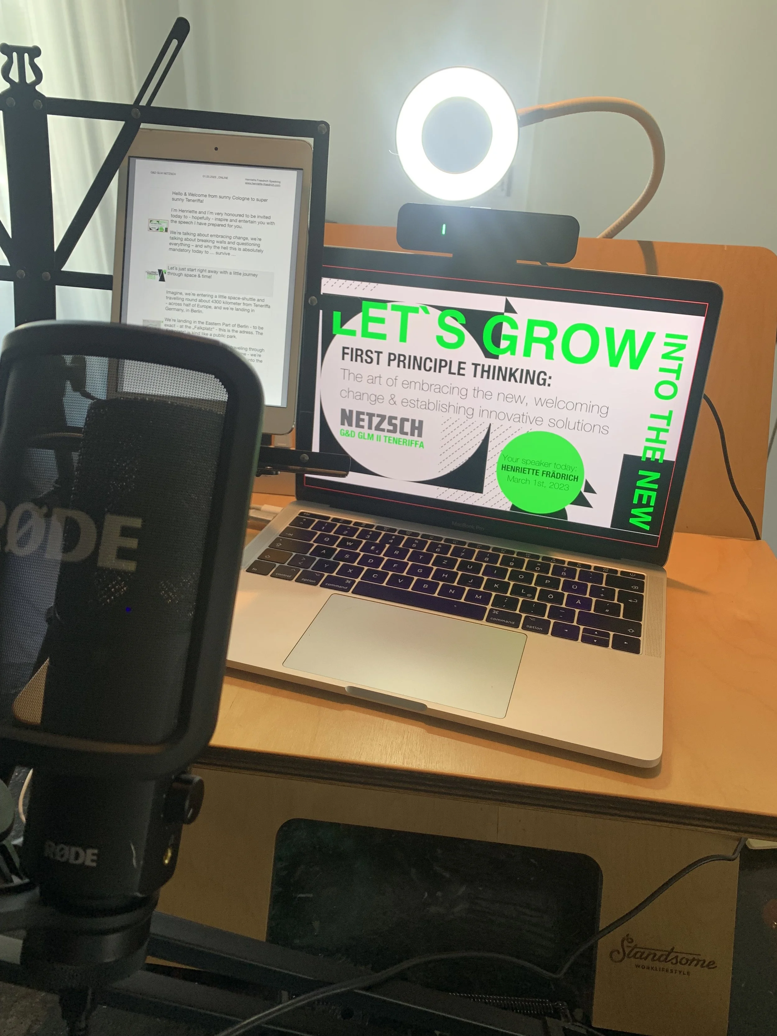 NETZSCH Global Leadership Meeting · Online-Keynote (Englisch) · Impression 01