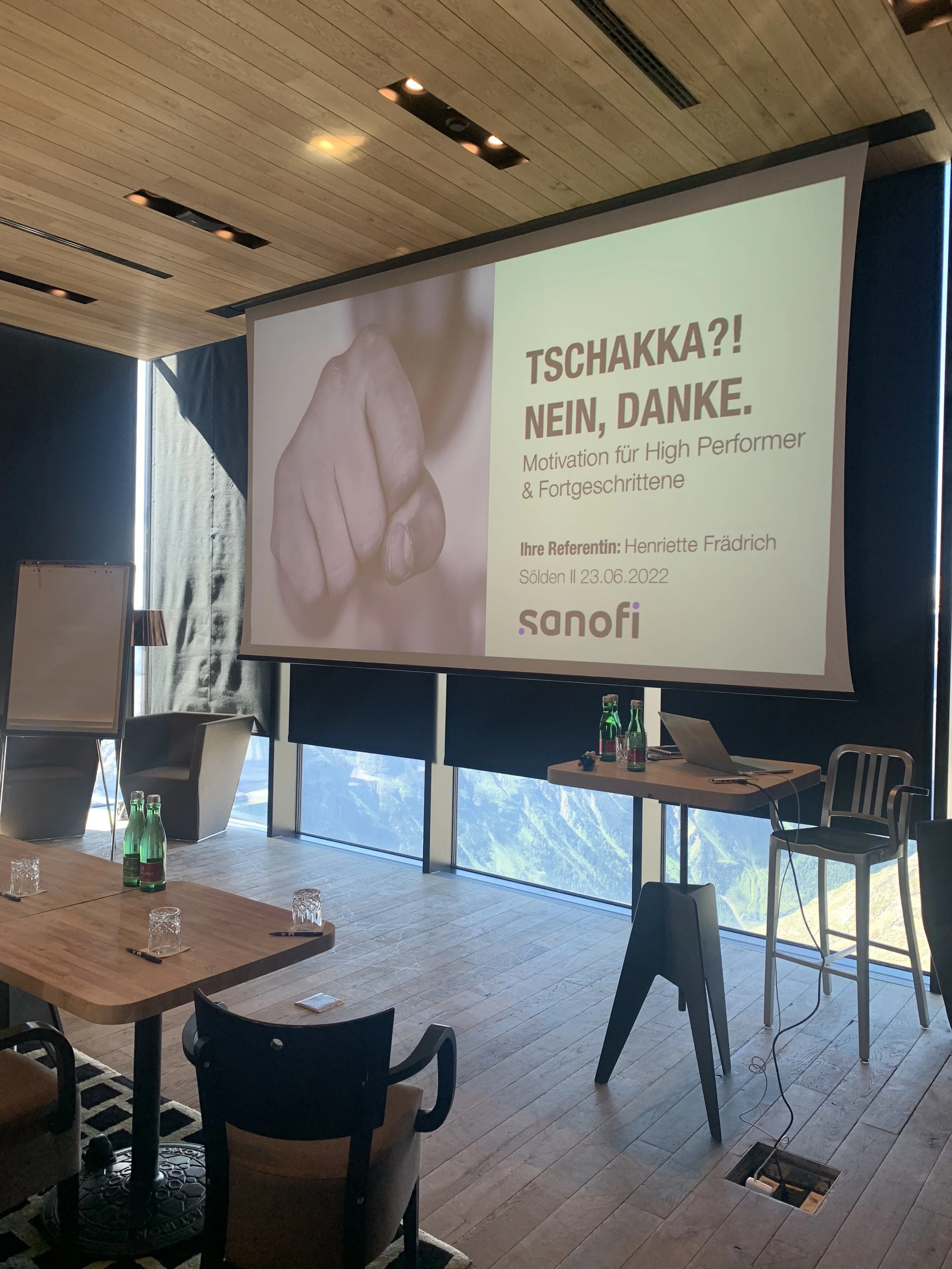 Sanofi · Vortragssituation im ICE-Q Sölden · Impression 04
