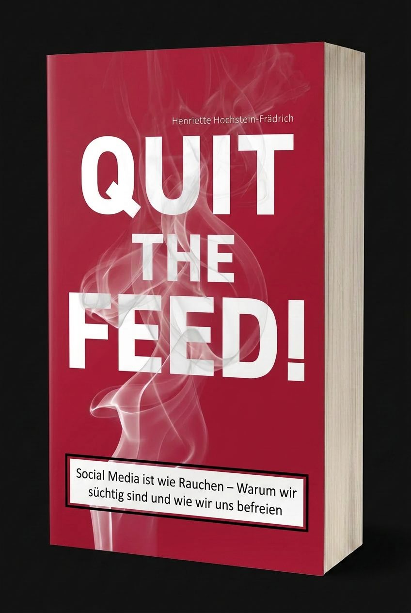 Quit the Feed Buchcover — Social Media ist wie Rauchen