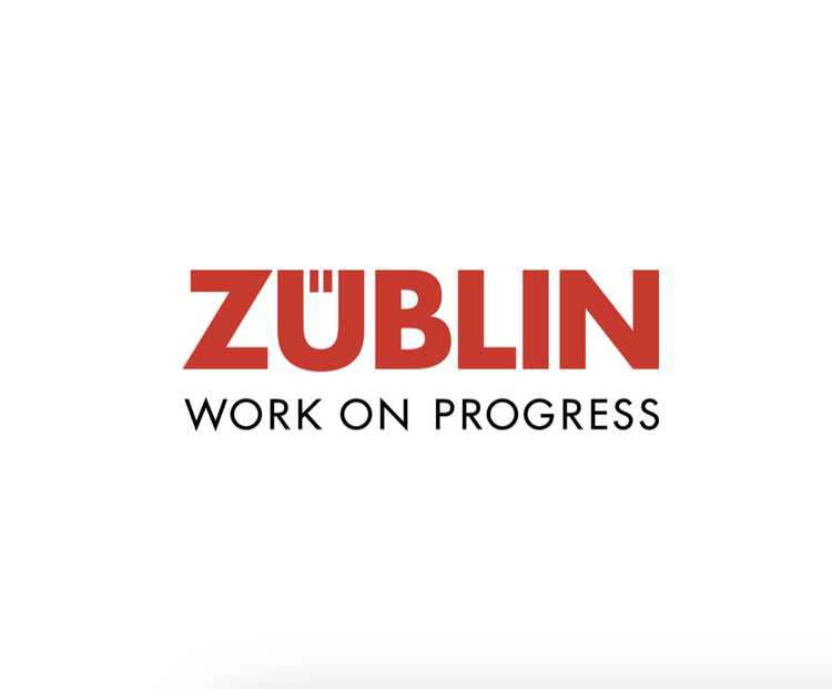 ZÜBLIN Logo mit Claim „Work on Progress“ · Keynote „Bleibt. Alles. Anders. — Bauen im Wandel“ auf der Jahrestagung der Direktion Ingenieur- und Infrastrukturbau 2025