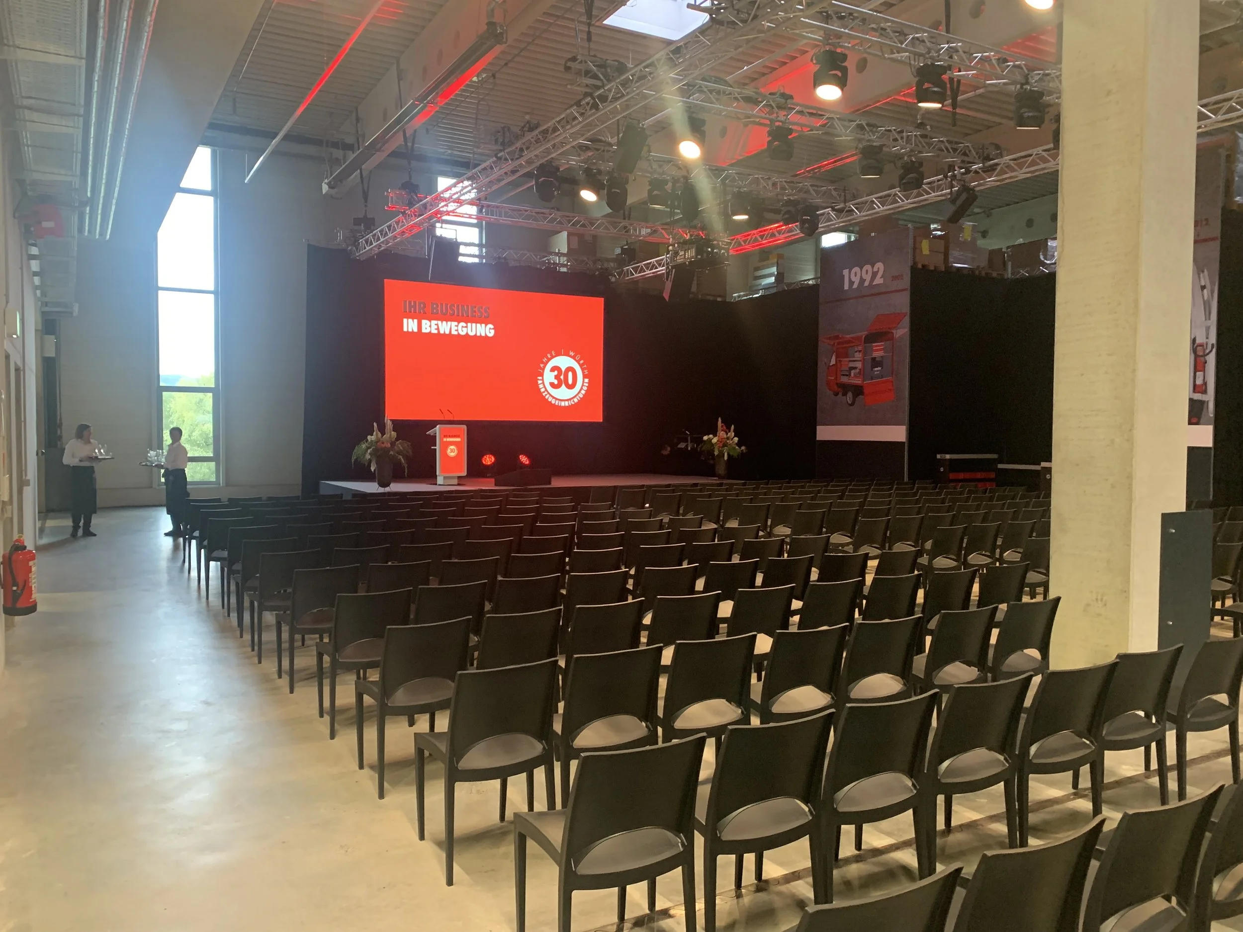 Würth Fahrzeugeinrichtungen · 30-Jahre-Jubiläum · Live-Vortrag Henriette Frädrich · Impression 01